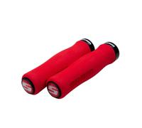 SRAM Poignées de guidon Contour Lockring en mousse 129 mm Rouge