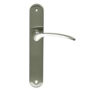 Ensemble de poignée bec de cane SARA laiton nickelé mat - CADAP - 001590/19BF