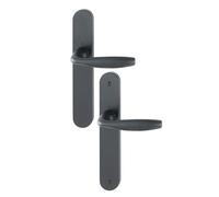 Paire de béquilles sur grande plaque New York HOPPE - 1810/300M