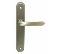 Poignées sur plaques clé I - aluminium nickelé mat - Auber CADAP