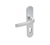 Poignées sur plaques clé I - entraxe 165 mm - alu argent - Logio VACHETTE