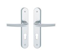 Ensemble San Diego grand model type CLE I pour cylindre européen finition F1 alu aspect argent - HOPPE - 3559782