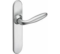 Poignées sur plaques clé L - aluminium chromé velours - Opéra VACHETTE