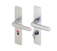 Poignées sur plaques condamnation à voyant - aluminium argent - Golf VACHETTE