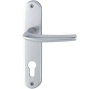 Poignées sur plaques condamnation - aluminium champagne - San Diego HOPPE