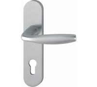 Poignées sur plaques condamnation - noir mat - EA 165 mm - New York HOPPE