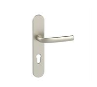 Poignées sur plaques -EA 195 mm - anodinox - Logio - clé I VACHETTE