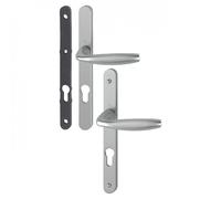 Poignées sur plaques étroites - 58 à 67 - EA70 - aspect inox - NewYork HOPPE