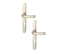 Poignées sur plaques étroites clé I - 68 à 77 - champagne - Atlanta