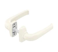 Poignées sur rosaces - aluminium blanc RAL 9010 - Chrystal LA CROISÉE DS