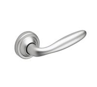 Poignées sur rosaces - aluminium chromé velours - Opéra VACHETTE