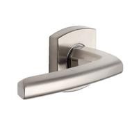 Vachette Poignée de porte SCULT – Béquille & rosace solidarisées, Bec de cane, Chrome velours