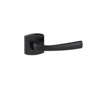 Poignées sur rosaces carrées - aluminium noir onyx - Muze VACHETTE