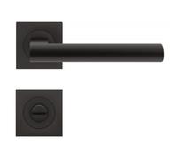 Poignées sur rosaces carrées bec-de-cane - inox noir - Madeira ER 45 Q KARCHER DESIGN