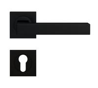 Karcher Design Ensemble de porte Seattle carrée Noir Clé i-BER46Q PZ0 83