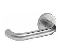 Poignées sur rosaces - forme contrecoudée - inox 202 - Linox 492 VACHETTE