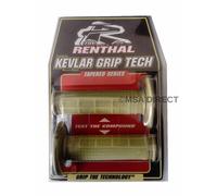 Poignées Tapered Dual Compound Renthal MX / Enduro Diamond / Waffle (1 Paire)