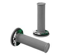 Lampa 90576 Donut Off-Road Grips Poignées de Guidon universelles - Gris - Vert