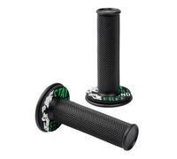 Lampa 90572 Donut Off-Road Grips Poignées de Guidon universelles - Noir - Vert