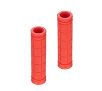 Poignées Universelles En Caoutchouc Souple Pour Guidon De Vélo,Accessoire Coloré Anti-Ald Pour Vtt - Type Rouge