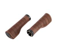 Poignées vélo Herrmans Nucore Wave Ergonomique Lock On Marron