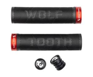 Poignées vélo Wolf Tooth Echo Lock-On Rouge