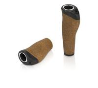 Poignées vélo XLC GR-S32 - Design ergonomique et rembourrage en gel - Fixation vis facile - Marron
