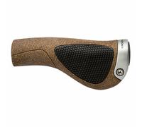 Poignées Vélos Ergon GP1 BioKork Ergonomiques Lock-On Large Noir GP1L