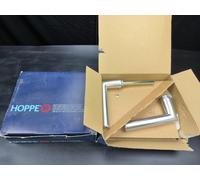 Hoppe Paire de béquilles sur rosace Stockholm 1140/42K/42KS Argent Alu Clé L 2834332