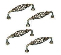 Poignet De Porte Cuisine 4 Pièces Noir Cage À Oiseaux Poignée Armoire Porte Poignée Armoire Armoire Porte Noir Poignée Ronde, Fine Yellow-96mm