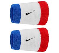 Nike Bracelet éponge Swoosh Classic large x2 Bleu/Blanc/Rouge