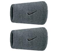 Poignet éponge polaire Nike Swoosh Classic Double Wide (x2) Gris TU