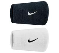 Nike Bracelet éponge Swoosh Classic Large x2 Noir/Blanc