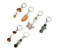 Poignets de cheveux en pierre unisexe, Design de fermoir, accessoires artistiques pour de Dreadlock, manchettes de cheveux en métal unisexe pour tresses