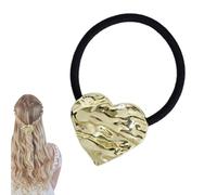 Poignets de cheveux pour queue de cheval, élastique pour cheveux en métal - élastiques pour cheveux avec queue de cheval géométrique et poignets en queue de cheval | Ferme queue de cheval, élastiques