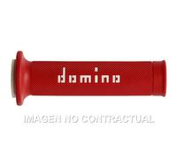 Domino Poignées de guidon G2 Moto GP 22 mm Paire Rouge/Blanc
