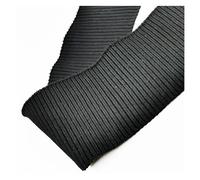 Poignets éLastiques Nervure En Polyester Tissu Polyester élastique for couture, Tissu côtelé, Quilting, accessoires en tissu, manchettes, couleur Telas Poignets En Tissu Bords-CôTes(Black)