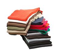 Poignets et taille en tricot côtelé Tissu extensible Bord-côte Bordure passepoilée. Réorganiser ou accessoiriser n'importe quel blouson aviateur, hoddies, jogging [Rust Brick, 1Pc]