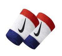 Protège-poignets Nike Swoosh bleu blanc rouge (2 unités)
