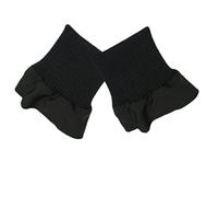 Poignets Ribs Tricotés 1 paire de manchettes de doudoune en tissu tricoté côtelé en coton élastique, Anti-salissure, manteau coupe-vent, manchette de pull, fausses manches, accessoires de bricolage(2)