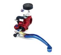 Poigrés Frein ajustés Leviers De Frein Et d'embrayage Hydrauliques Universels pour Moto Guidon Maître-Cylindre 7/8 Pouces(Burnt Titanium Left)