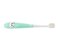 Poils Souples Brosse à Dents Manuelle Panda, pour Garçon et Filles | Prise Antidérapante, Tête Confortable, Nettoyage Doux des Dents de Lait Langue, Usage Maison