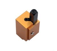 Poinçon burin à angle droit pour enfoncements de charnière de défonceuse, découpes de serrure de porte, trous de tourillon à charnière et applications de roulement de plancher en bois (doré)