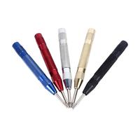 Poinçon Central à Ressort à Impact Automatique Ensemble de Pointeaux en Acier Carbone Multifonctionnels avec Capuchon pour Traçage et Marquage Précis sur Métal