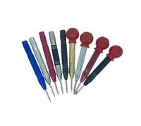 Poinçon central automatique réglable, Poinçon central automatique multicolore 12 mm x 130-154 mm(Silver Red)