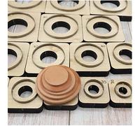 Poinçon circulaire en acier japonais - Moule de découpe en cuir de qualité supérieure for l'artisanat, tailles personnalisables, 1 pièce(20*wood dies)