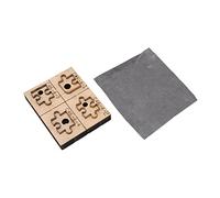 Poinçon Cuir Puzzle, Acier Haute Carbone, Base Épaisse Bois, Découpe Facile et Précise - Idéal Artisanat Cuir, Couture et Loisirs Créatifs
