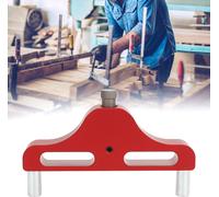 Poinçon de centrage en alliage d'aluminium pour le travail du bois Outil de recherche de centrage 95mm Bleu/Rouge Rouge
