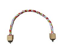 Poinçon de corde pour oiseaux - Exercice flexible Pointe, corde de coton | Favorise la santé des jambes, aide à maintenir l'équilibre | Essentiel pour perruches, calopsis et petites oisea