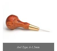 Poinçon De Couture Avec Lame En Forme De Diamant, Coupe Le Cuir Avec Un Bon Manche En Bois, Poinçon De Bricolage Professionnel Du Cuir